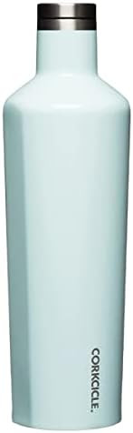 Corkcicle Insulated Canteen Travel Water Bottle, Triple Insulated Stainless Steel, Easy Grip Flat... | Amazon (US)