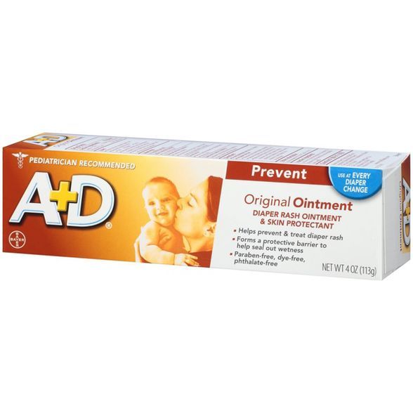 A+D Original Diaper Rash Ointment - 4oz | Target