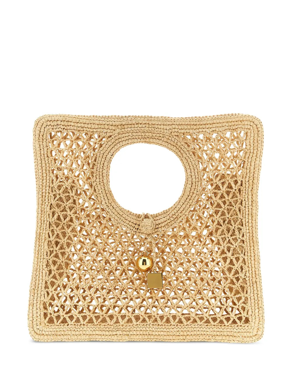 Jacquemus the Spiaggia small square bag - Neutrals | Farfetch Global