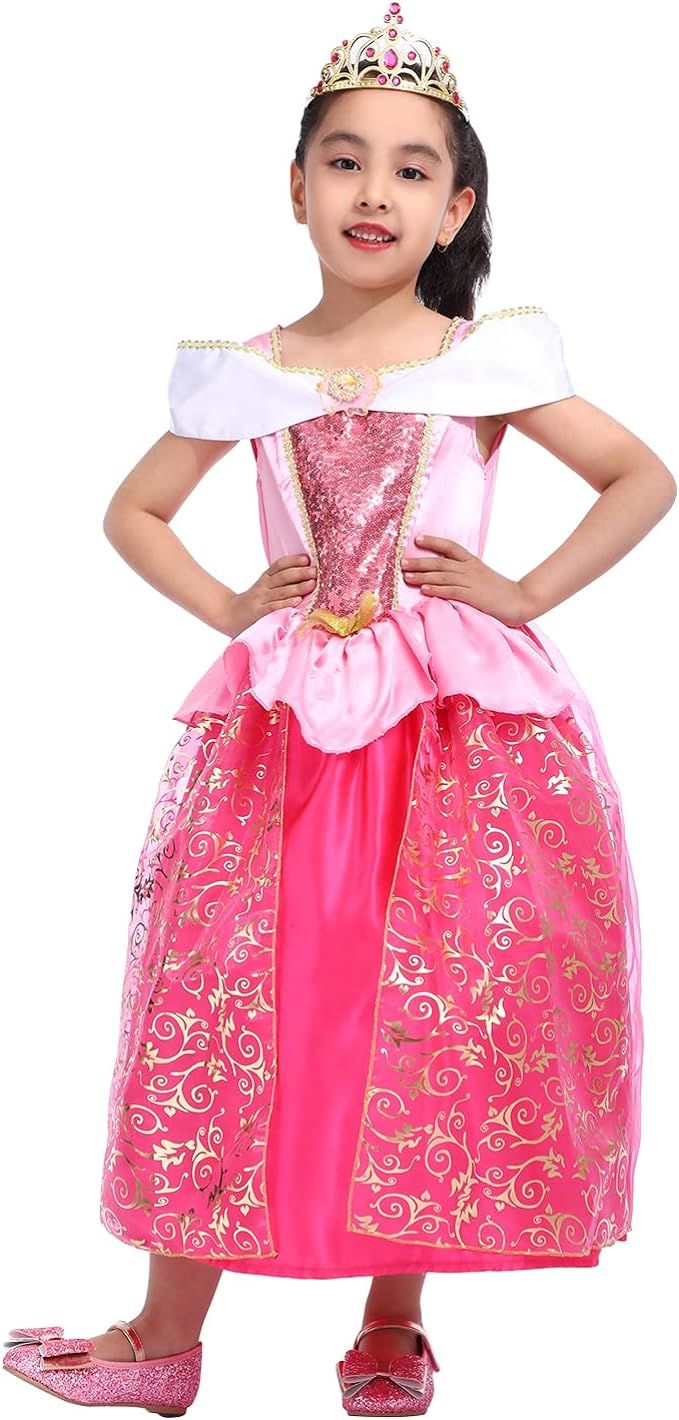 SPUNICOS Deluxe Princess Costume Dress with and without Accessories Options Available | Amazon (US)