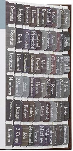 Suit Bible Tabs Laminated with Matte Film, Large Print Bible tabs for Men and Boy, 90 Bible Index ta | Amazon (US)