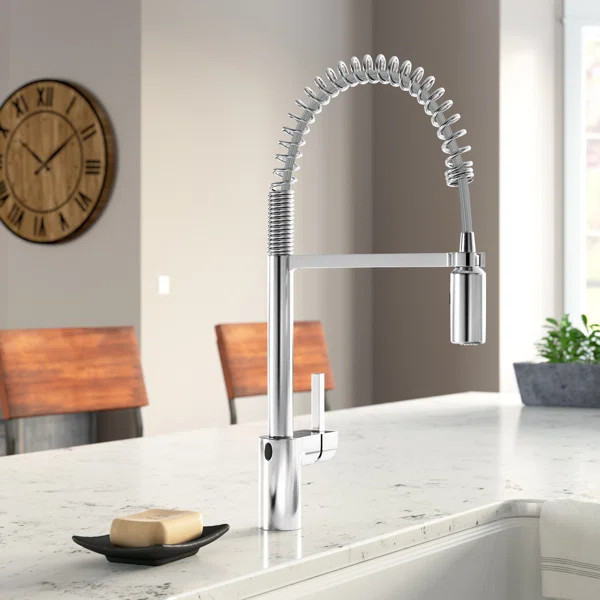 5923EWC Align Pull Down Touchless Single Handle Kitchen Faucet with MotionSense and PowerClean Te... | Wayfair North America