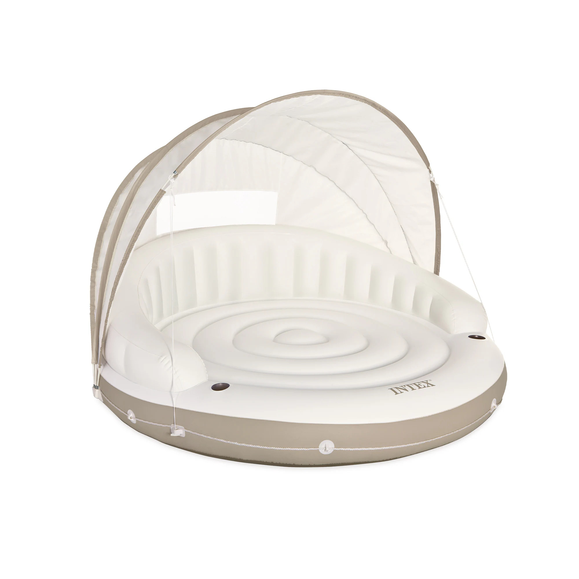 Intex 78.5-in x 78.5-in 2 -Seat White Inflatable raft | 60325 | Lowe's