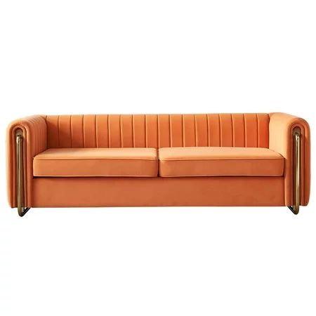 Petsdo Modern sofa orange color | Walmart (US)