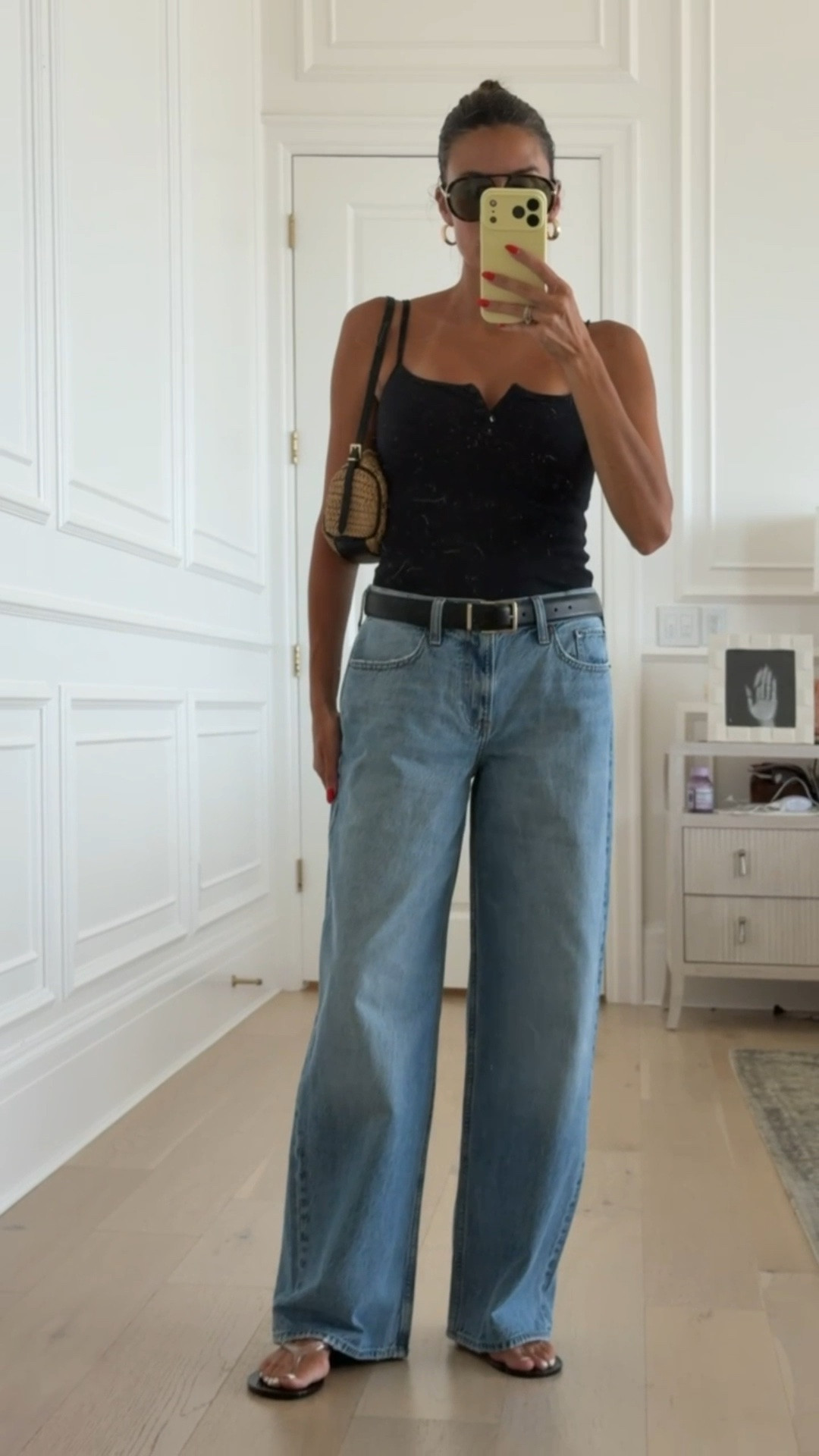 The perfect wide leg jeans for fall!  On sale @abercrombie 

Fall outfit, transitional fall outfit, wide leg jeans, Abercrombie jeans, light denim

#LTKootd #LTKSaleAlert #LTKOver40