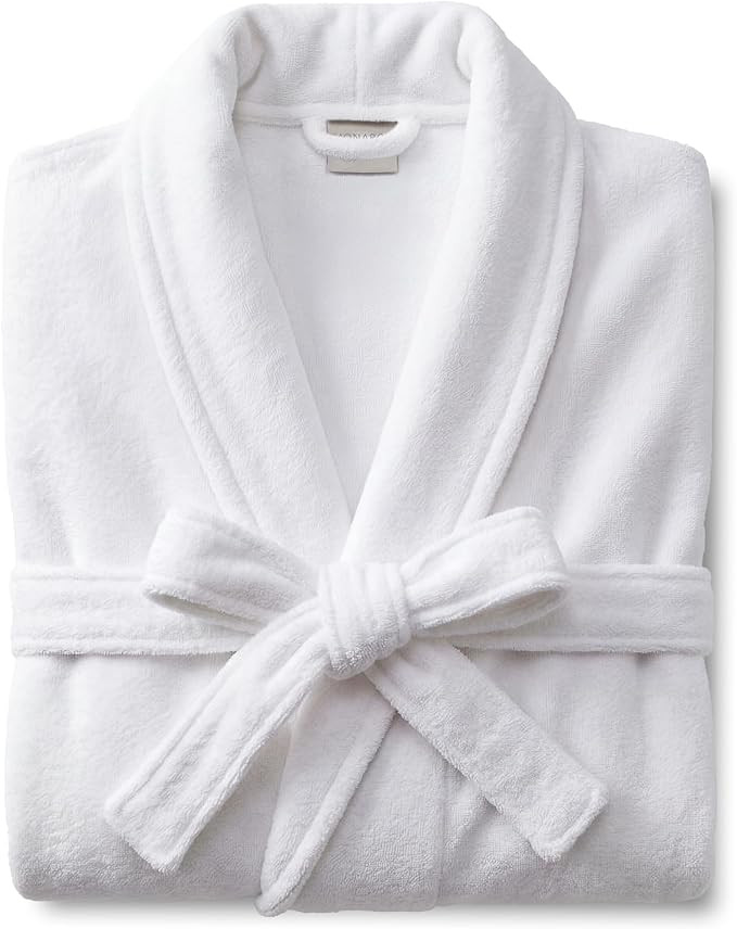 MONARCH Terry Velour Bathrobe - Luxury 100% Cotton Hotel Spa Robe - Plush, Absorbent, Machine Was... | Amazon (US)