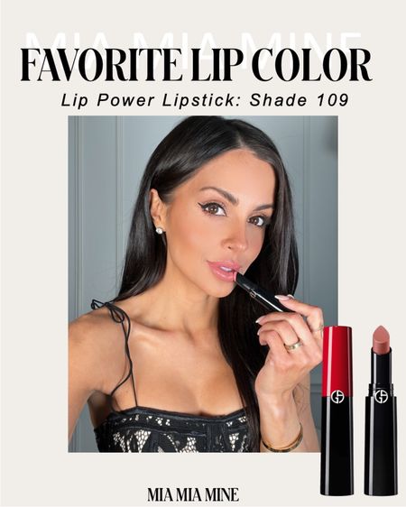 My favorite nude lip color right now 
Armani lip power lipstick wearing shade 109
Use as a lipliner and lip color
@sephora #ArmaniBeauty #Sephora #ad @shop.LTK

#LTKunder50 #LTKunder100 #LTKbeauty