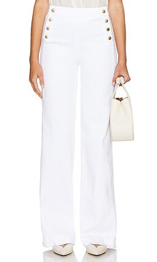 FRAME Sailor Wide Leg in White from Revolve.com | Revolve Clothing (Global)