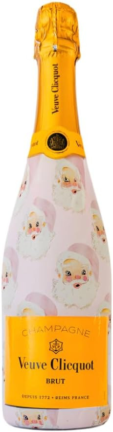 Beau Bottles Limited Edition Watercolor Pink Santa - Veuve Edition | Amazon (US)