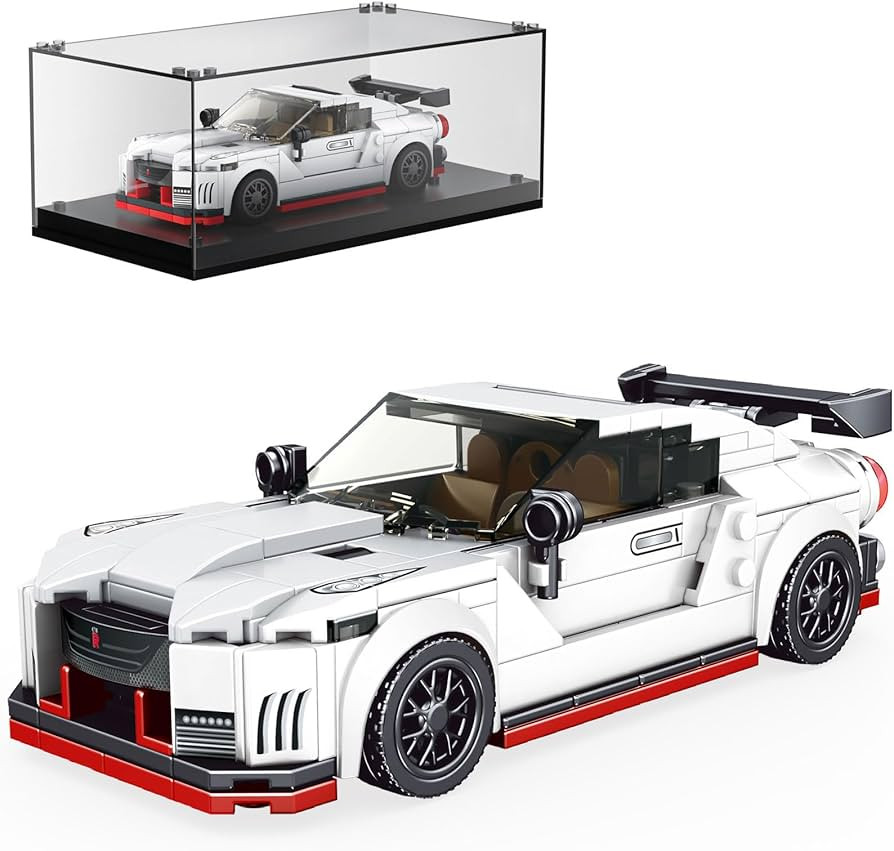 Mould King GTR Super Car Toy Building Sets with Acrylic Display Case, Collectible Model Car Toys ... | Amazon (UK)