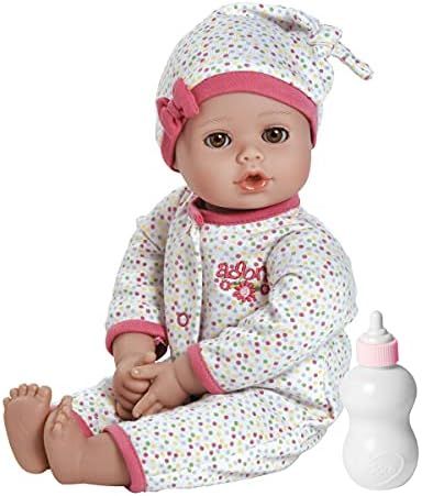 Amazon.com: Adora Playtime Dot 13 inch Baby Doll with spotty sleeper, hat and Bottle : Everything... | Amazon (US)