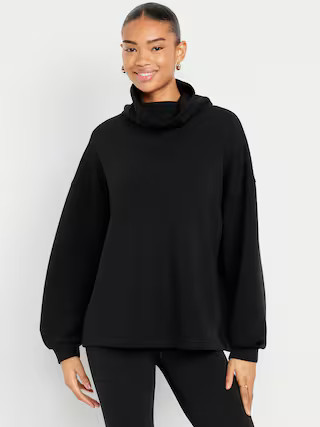 Bounce Fleece Funnel Neck Tunic | Old Navy (US)