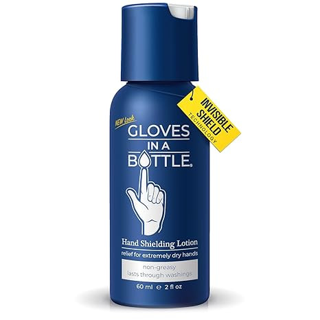 Gloves In A Bottle Hand Lotion for Nurses – Best Travel Hand Cream for Dry, Cracked Hands, Ecze... | Amazon (US)