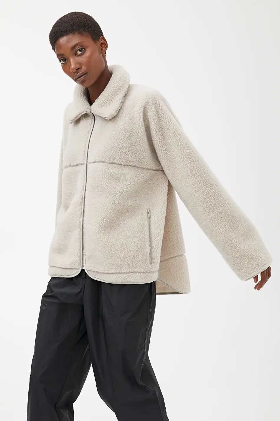 Wool Blend Pile Jacket | ARKET