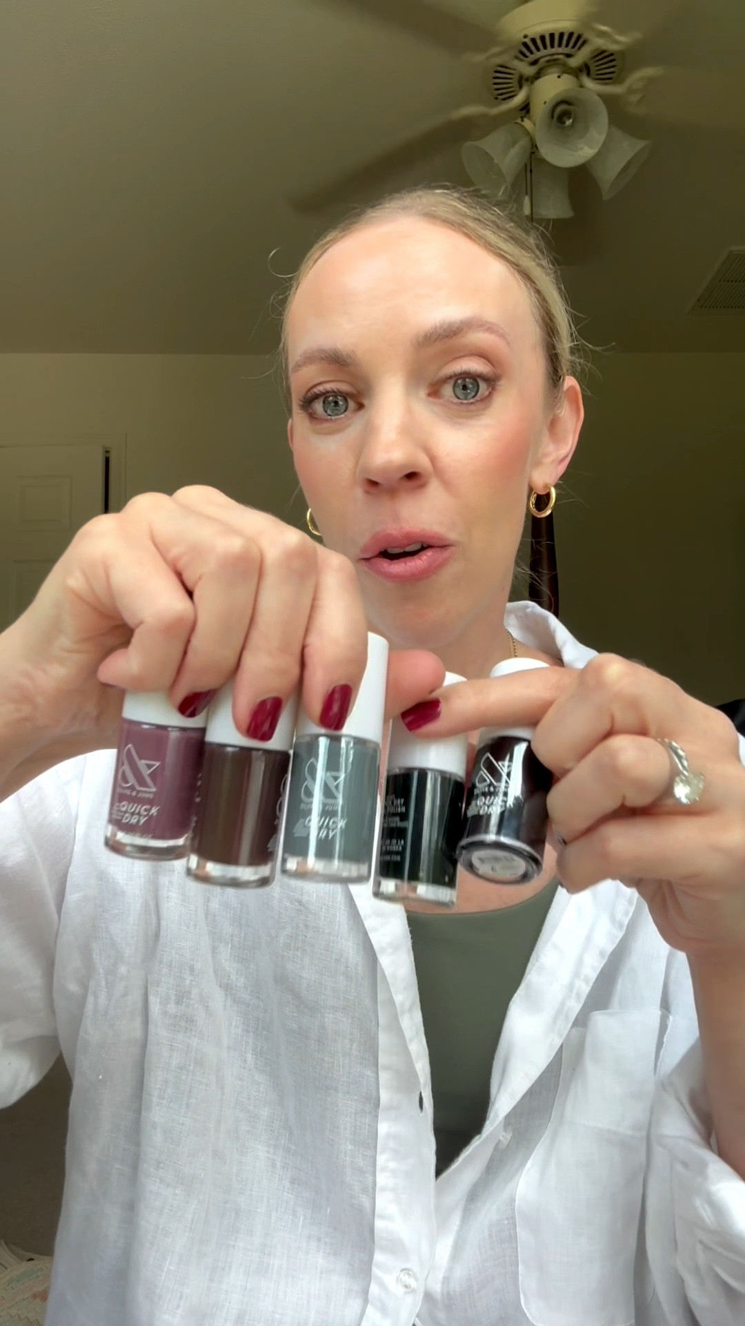 New fall nail colors from Olive & June - the shade I’m wearing is ‘Mulberry’ 🍇

#LTKBeauty #LTKSeasonal #LTKOver40