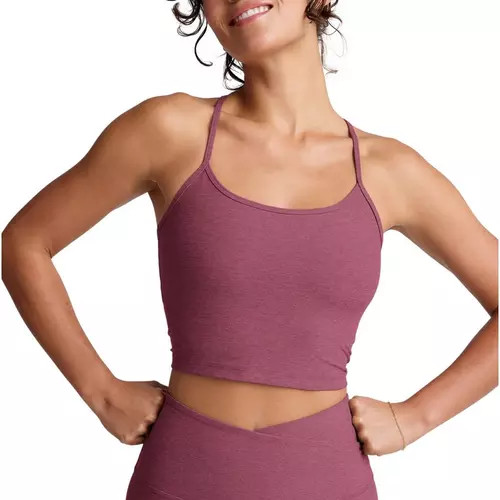 Women's Beyond Yoga Spacedye Slim Racerback Cropped Tank Top | Scheels Sports