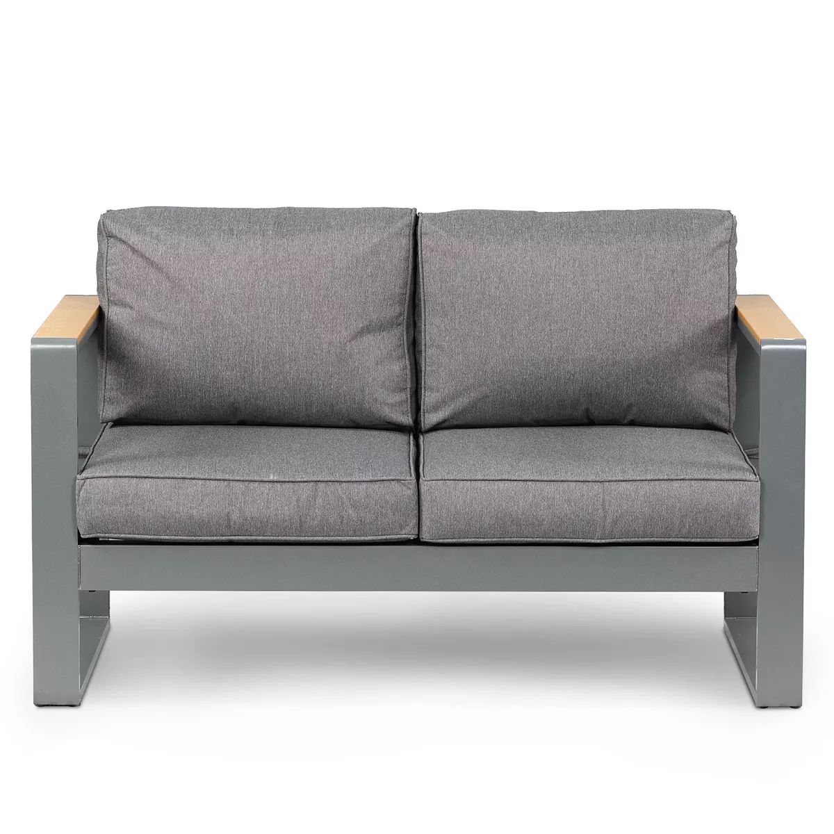 Aoodor Patio Furniture Loveseat Aluminum Sofa Couch Deep Seat | Kohl's