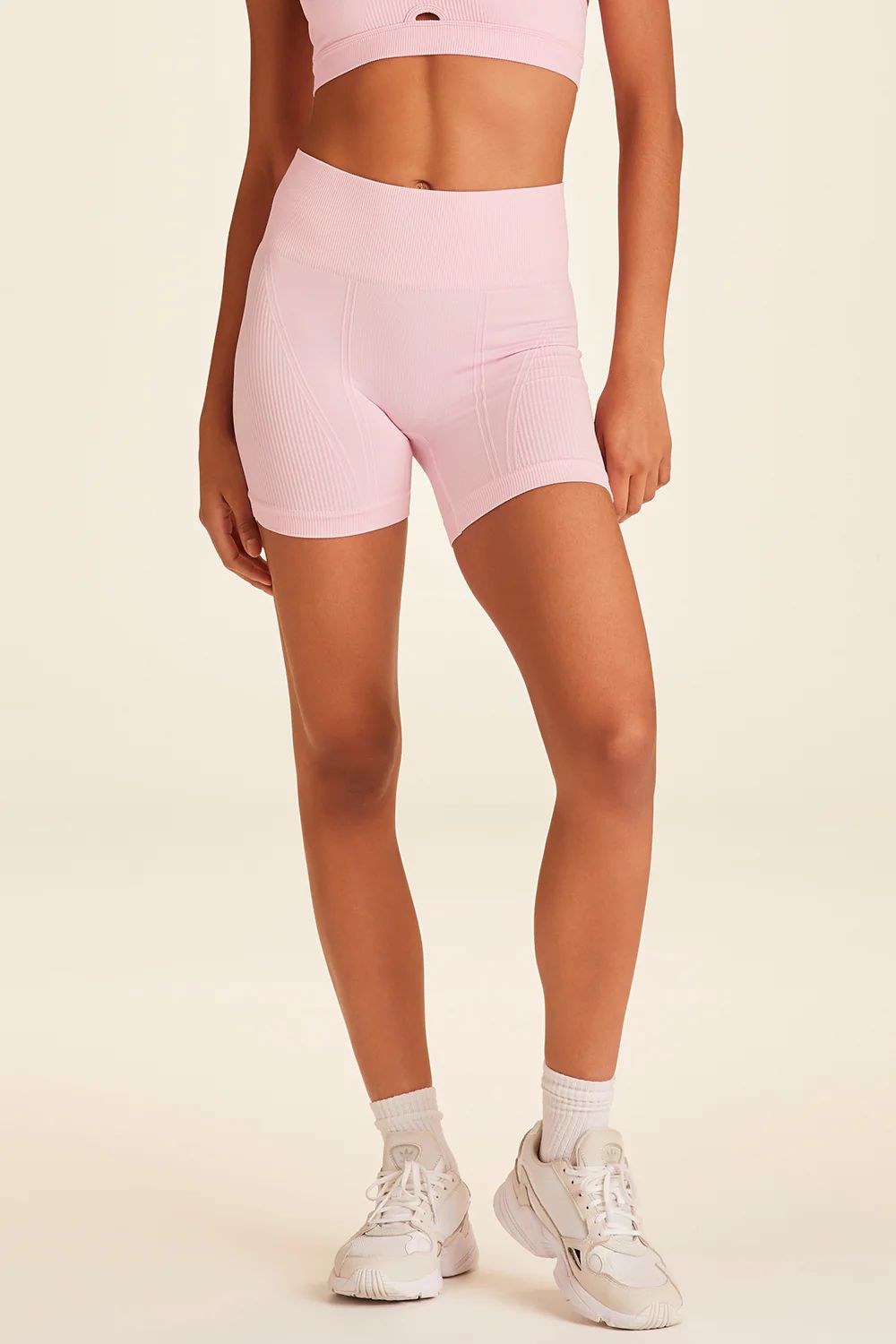 Barre Seamless Short - Pink Seamless Shorts | Legging Shorts | Alala | Alala