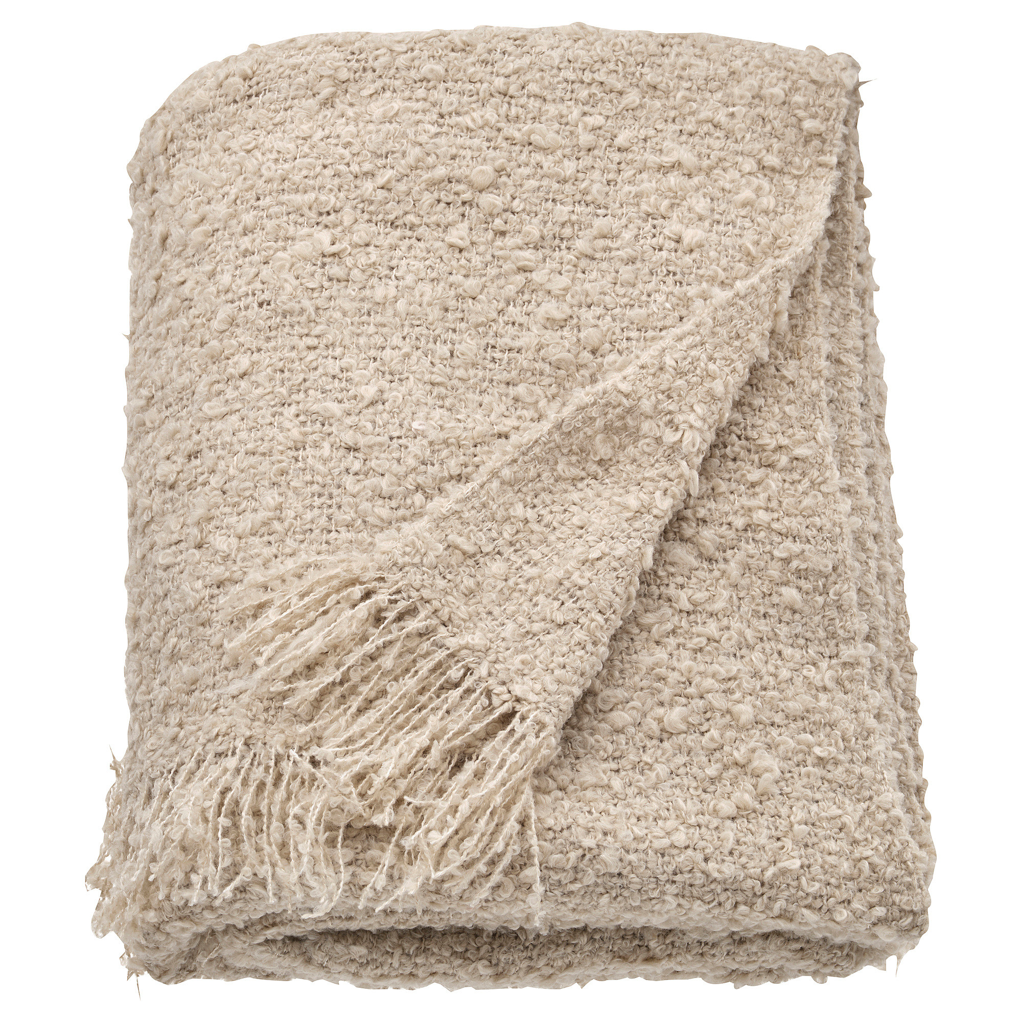 SANDBRODD Plaid, beige, 130x170 cm - IKEA Deutschland | IKEA (DE)