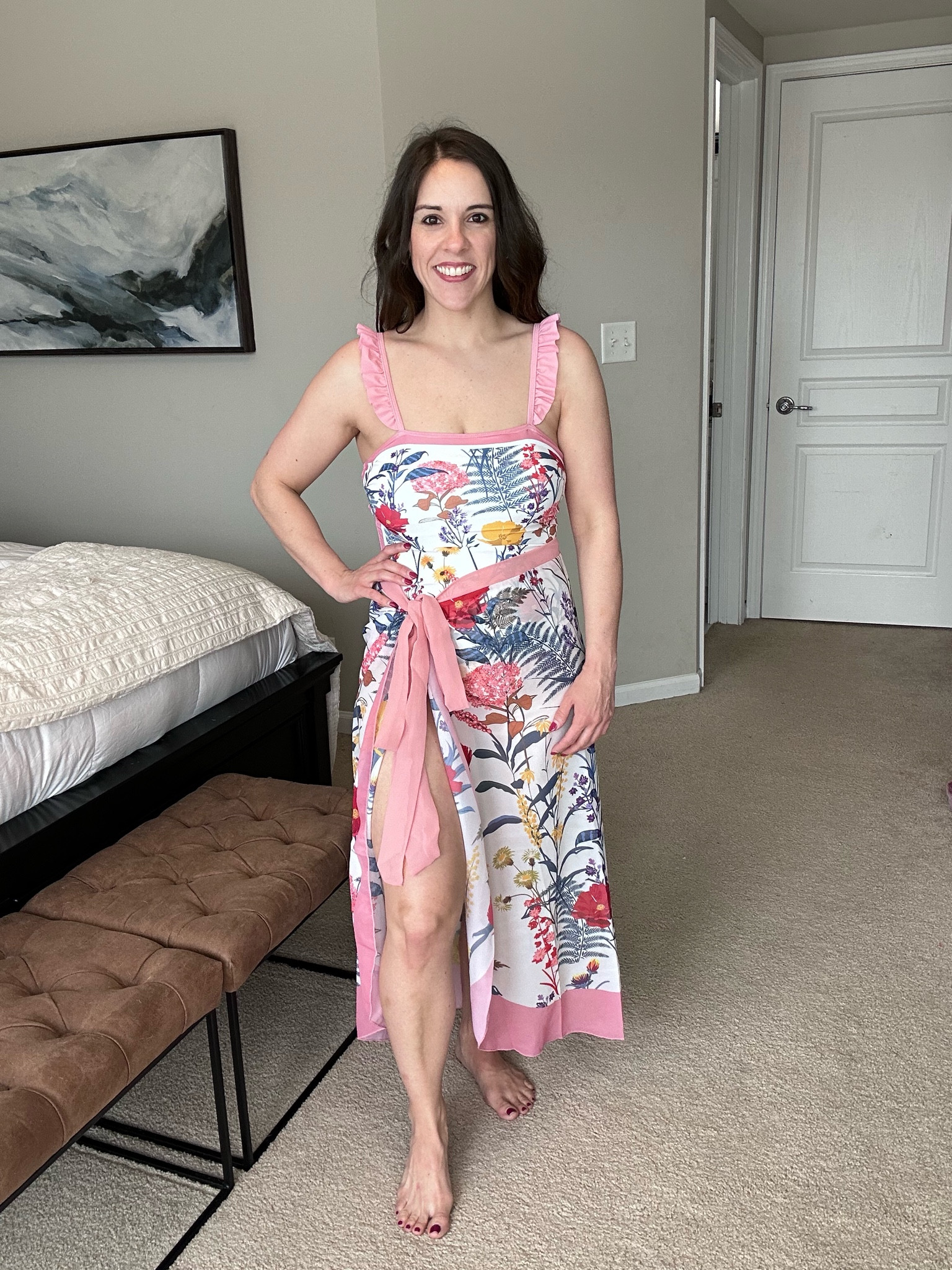 Wearing a medium. I’m 5’3” 135lb and a 32G.

One piece swimsuit, mom approved swimsuit, resort wear, summer outfit, vacation outfit, cruise outfit, Temu finds, one piece bathing suit, style over 30



#LTKswim #LTKtravel #LTKstyletip