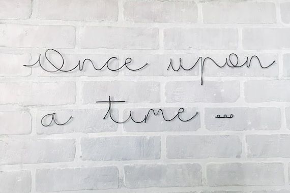 Once Upon A Time  Wire Word Sign  Nursery Room  Nursery | Etsy | Etsy (US)
