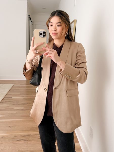 Love this this satin blazer!

vacation outfits, winter outfit, Nashville outfit, winter outfit inspo, family photos, maternity, ltkbump, bumpfriendly, pregnancy outfits, maternity outfits, holiday outfit, holiday party, Christmas party, gifts for her, gift guide

#LTKparties #LTKworkwear #LTKSeasonal
