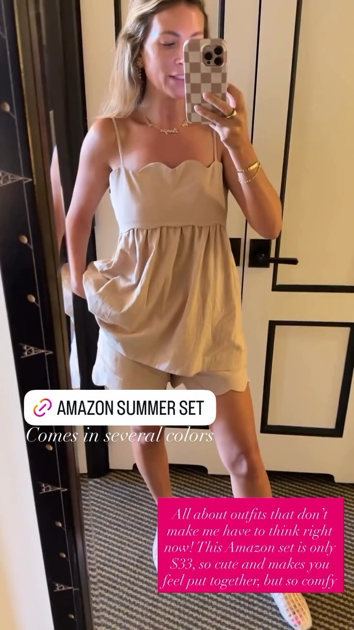 All about outfits that don’t make me have to think right now! This Amazon set is only $33, so cute and makes you feel put together, but so comfy!

#LTKOver40 #LTKPetite #LTKmomlife