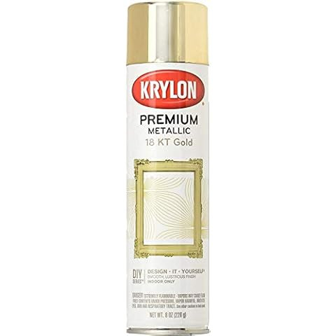 Rust-Oleum 1910830 Specialty Metallic Leafing Spray Paint, 11 Ounce (Pack of 1), Gold | Amazon (US)