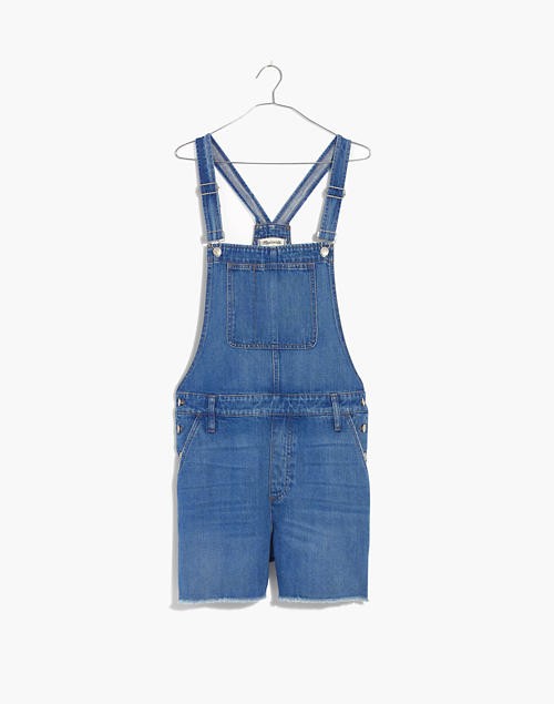 Adirondack Short Overalls in Denville Wash | Madewell