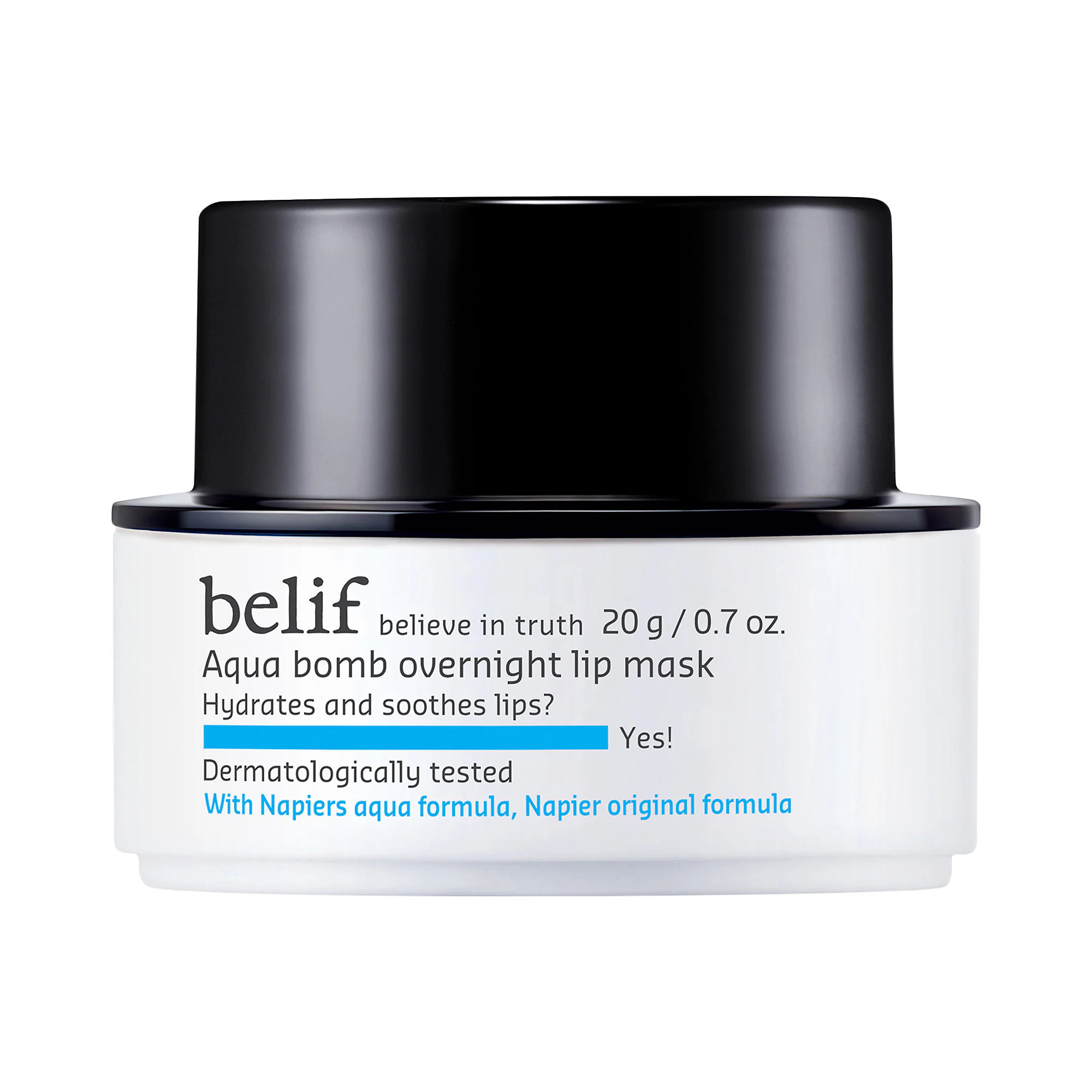 belif Aqua Bomb Overnight Lip Mask .7 oz/ 20 g | Sephora (US)