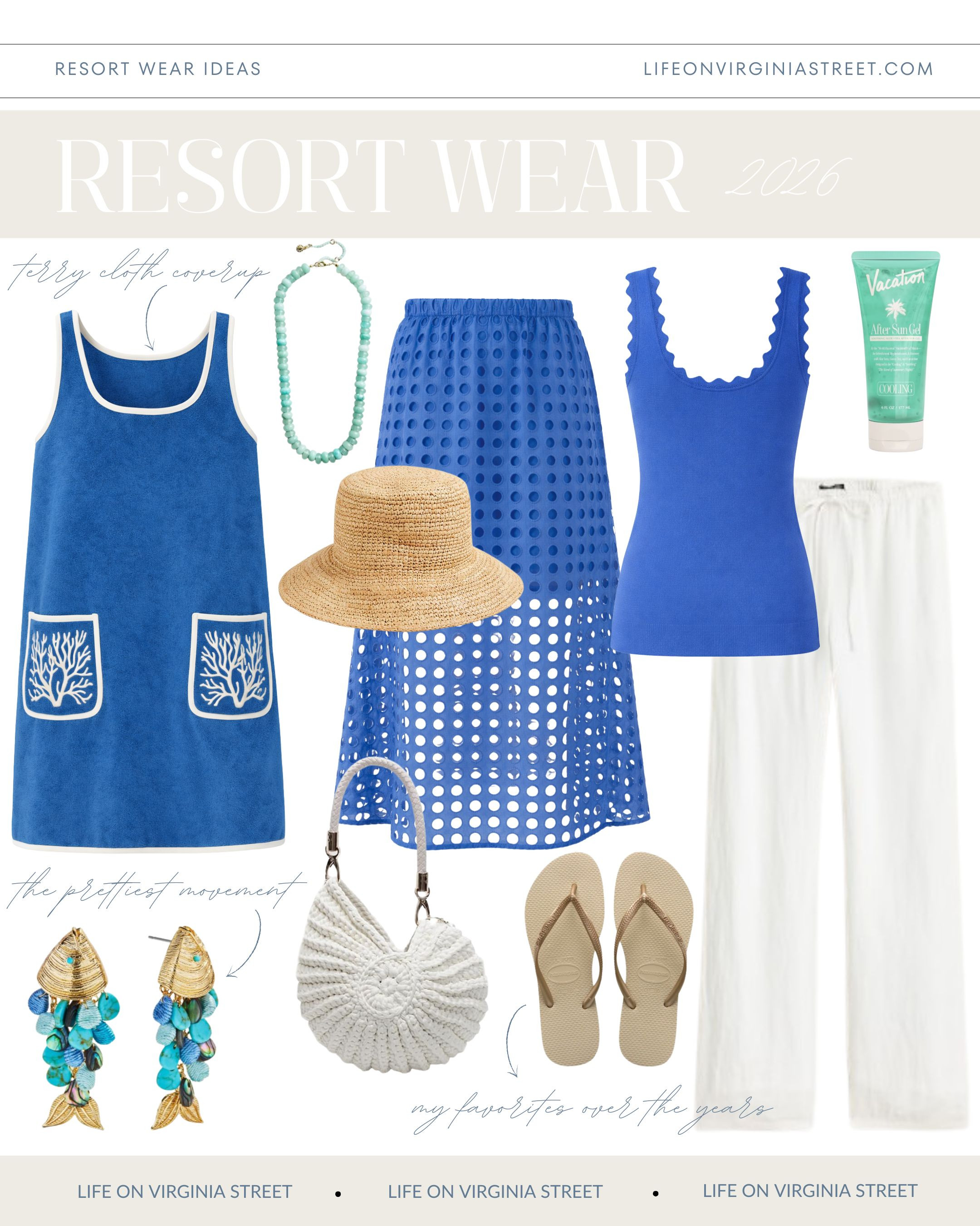 Some of my favorite resort wear finds of the season! Perfect for spring break or a warm weather getaway! See all of my picks here: https://lifeonvirginiastreet.com/2026-resort-wear/. #ltktravel #ltksalealert #ltkover40 #ltkmidsize #ltktall #ltkseasonal #ltkbeauty 

 