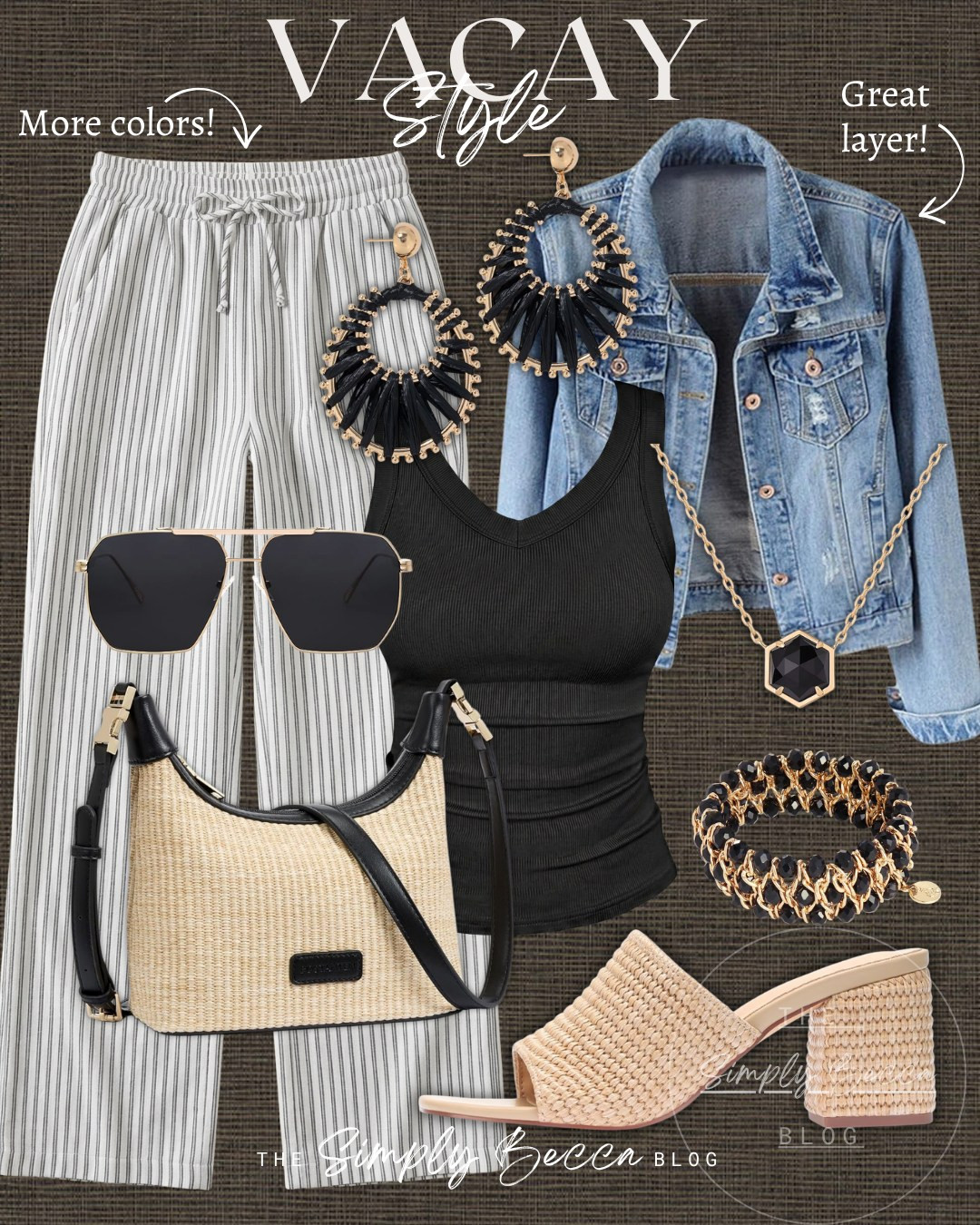 Oh myyyy 😍 Cutie pants for vacay!

 #amazon #vacaystyle #ltkwomens #vacationoutfits #vacaystyle #striped #wovenpurse

#LTKootd #LTKmomlife #LTKTravel