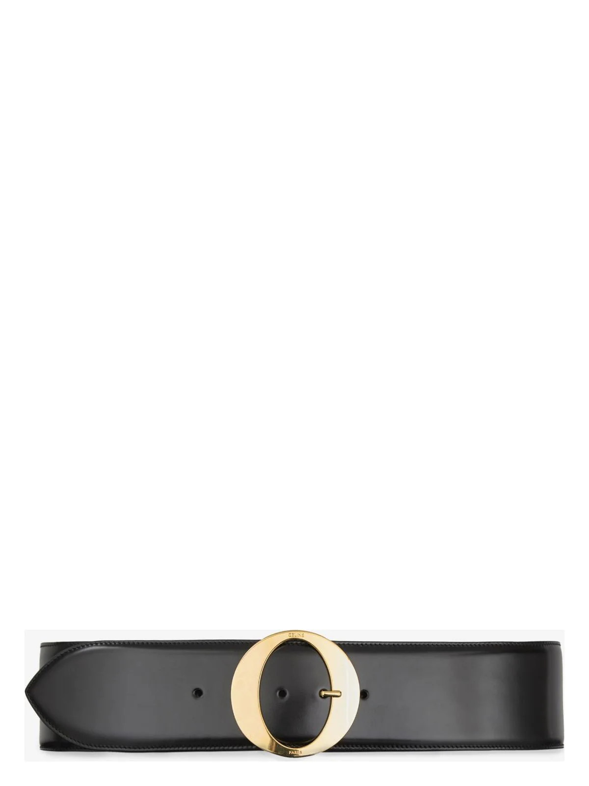 Celine Women's Bc-12 Belt in Black | Size 75 | 45BL73A01 | LOZURI