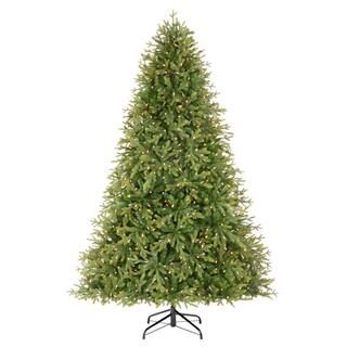 Home Accents Holiday 7.5 ft Windsor Frasier Fir LED Pre-Lit Artificial Christmas Tree with 1000 C... | The Home Depot