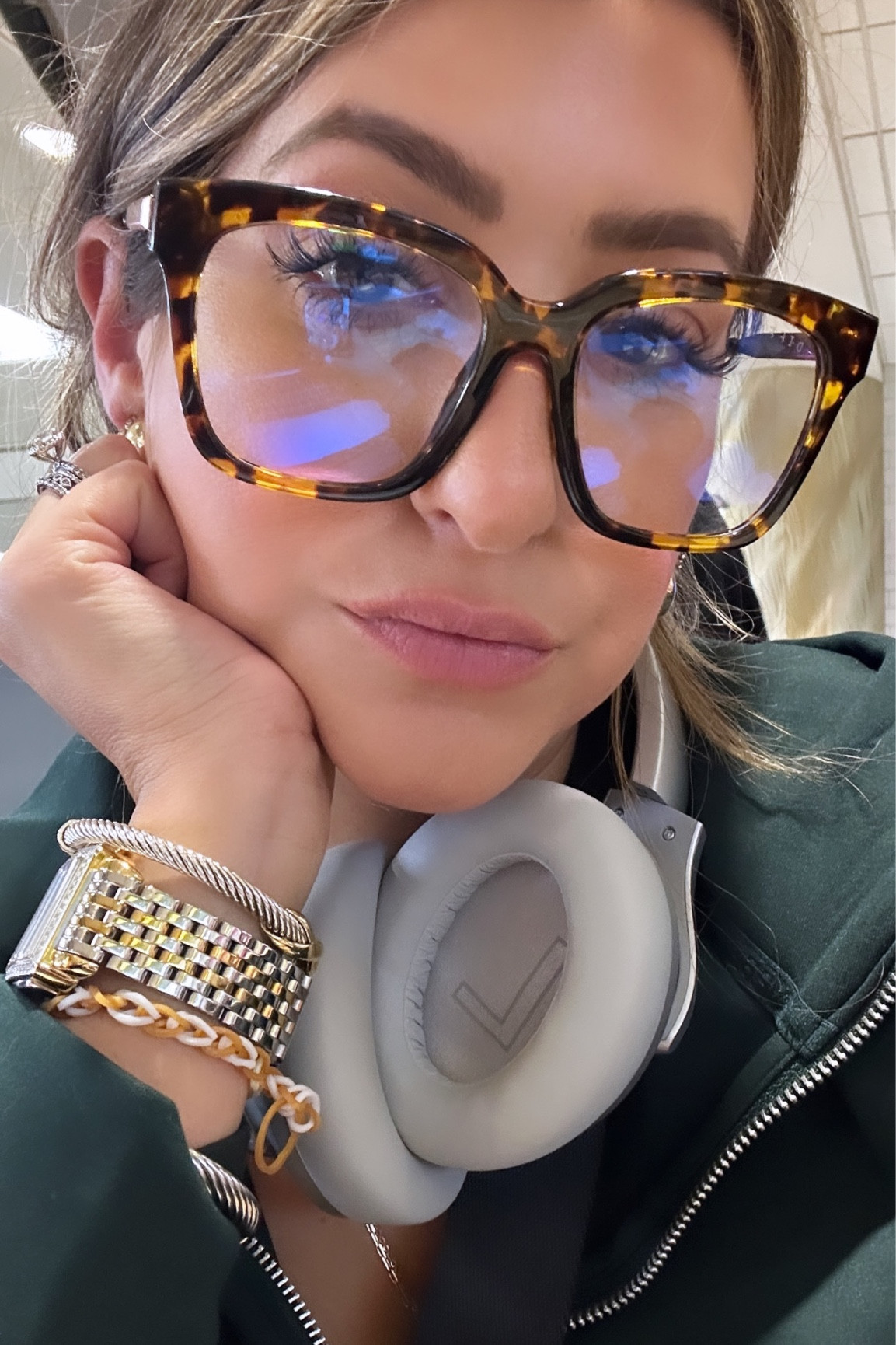 Blue light glasses + noise canceling headphones. Headphones have 72k+ 4.5 ⭐️ reviews! Tap photos below to shop and follow for more. 

#LTKMostLoved #LTKtravel #LTKstyletip