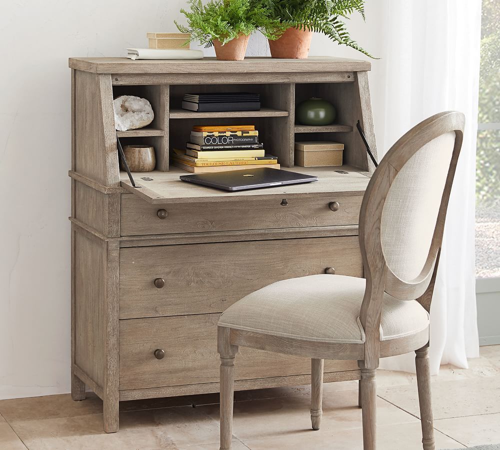 Toulouse 36" Secretary Desk with Drawers | Pottery Barn (US)