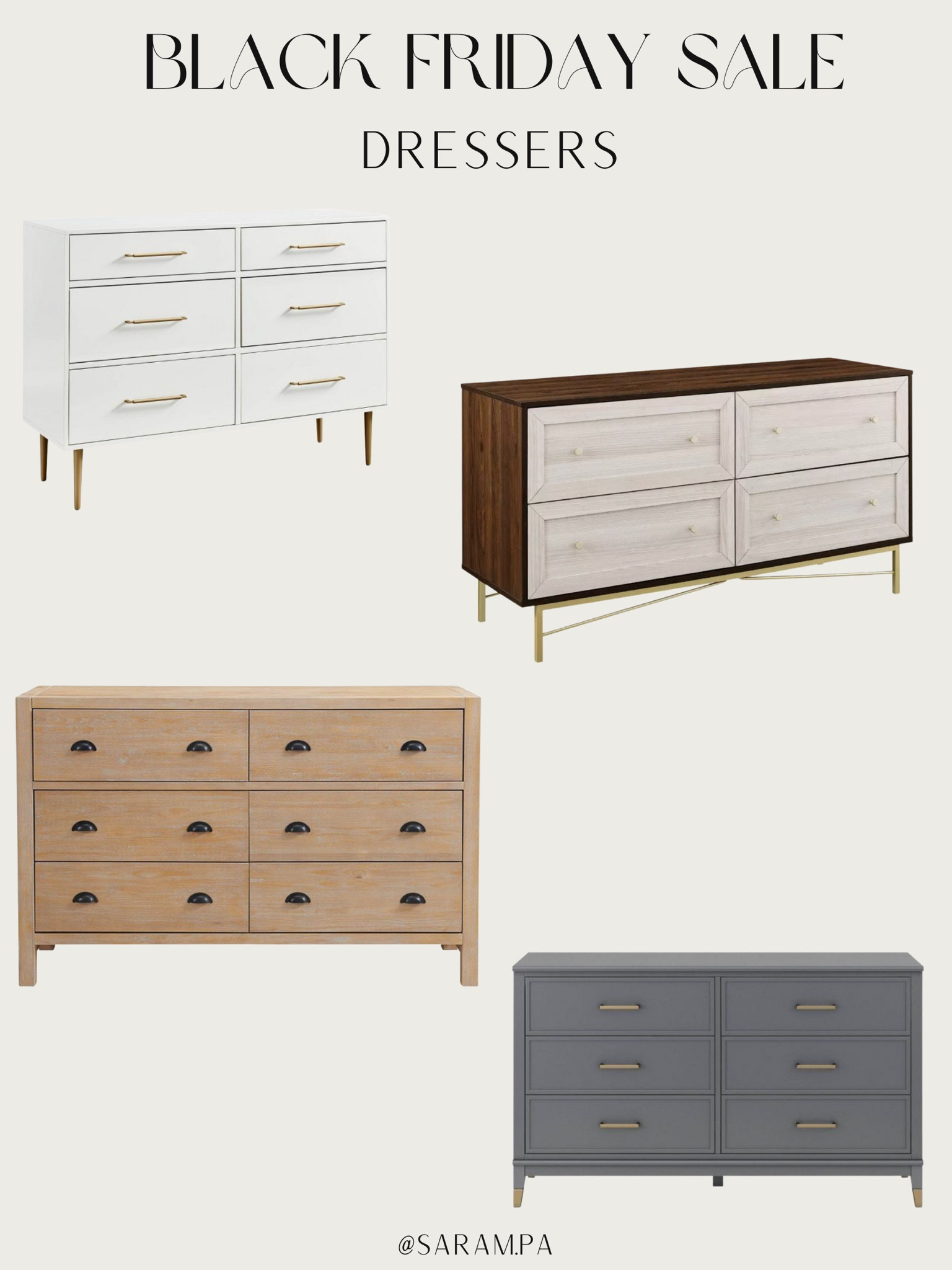 Black friday dresser deals sale