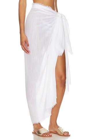 Seafolly Textured Beach Wrap in White from Revolve.com | Revolve Clothing (Global)