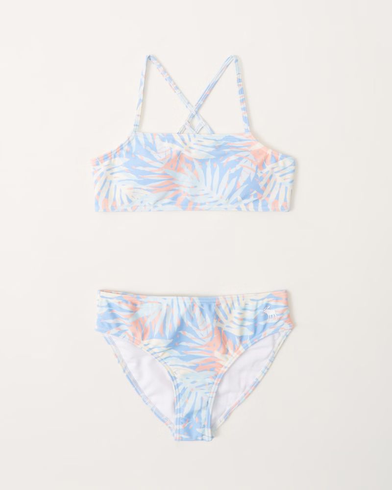 pattern bandeau two-piece swimsuit | Abercrombie & Fitch (US)