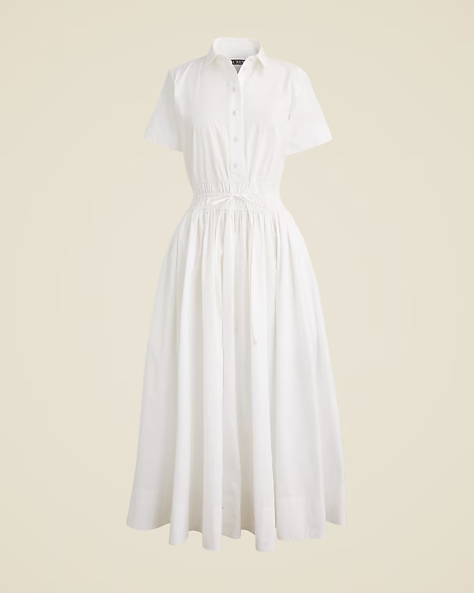 Elena shirtdress in cotton poplin | J. Crew US