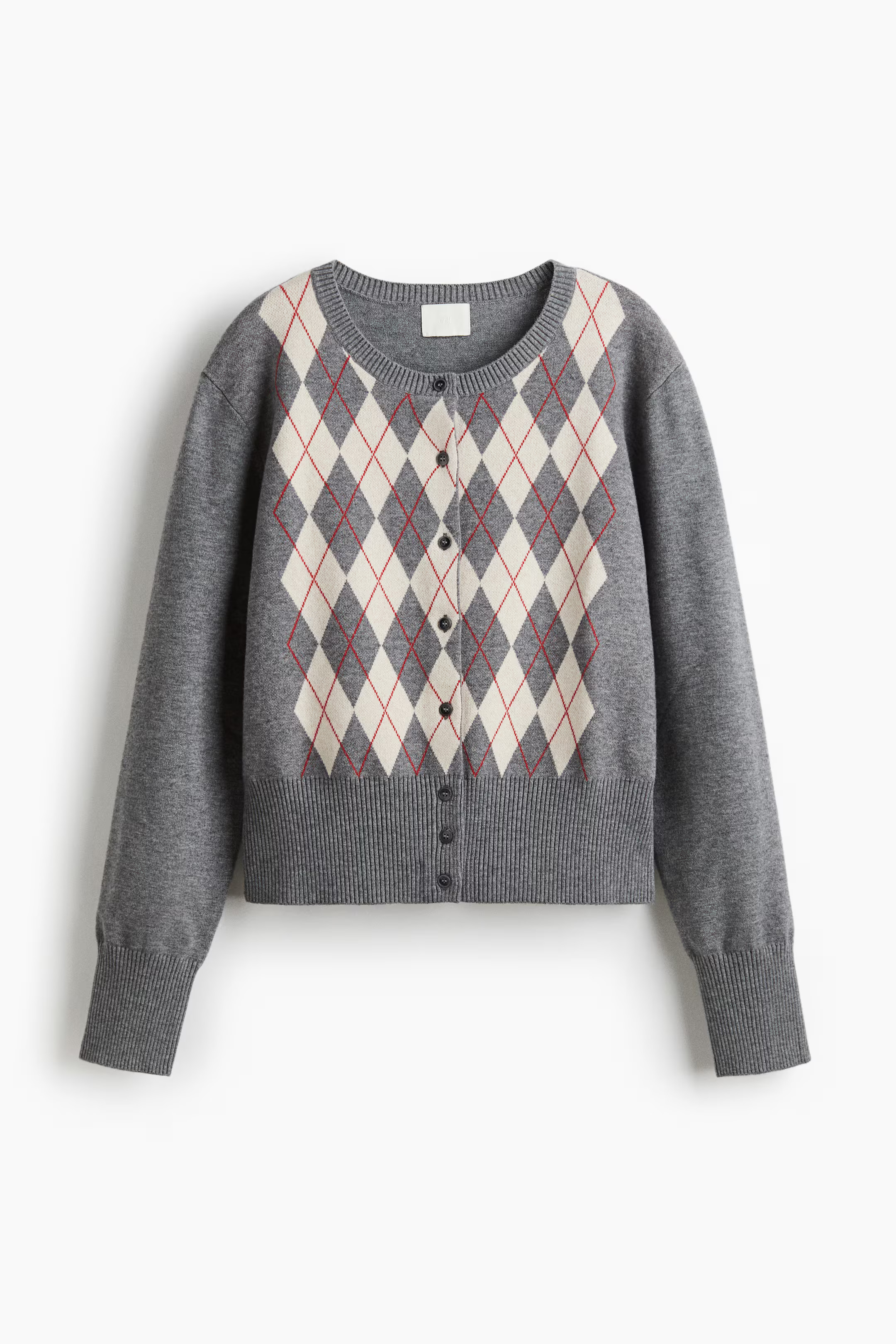 Jacquard-knit cardigan | H&M (UK, MY, IN, SG, PH, TW, HK)