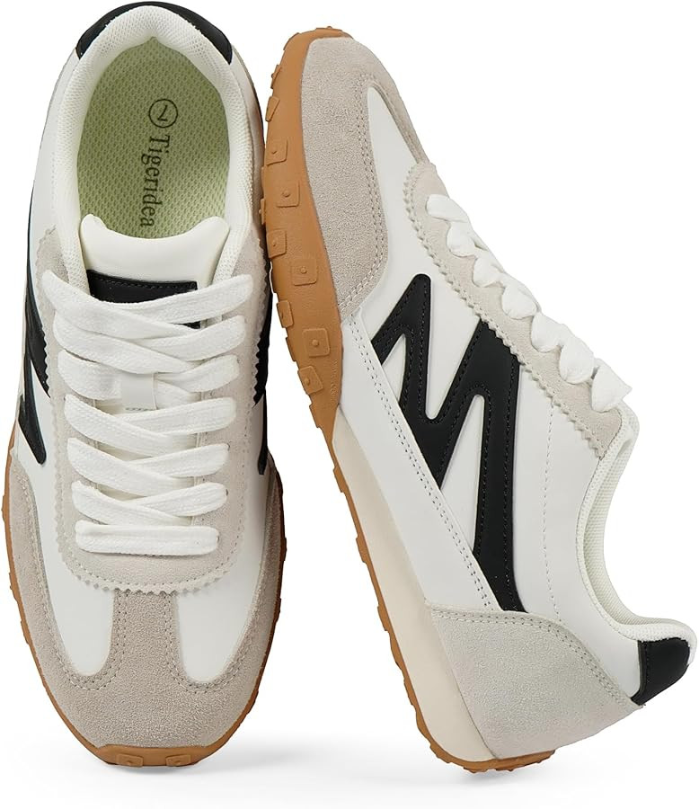 Sneakers for Women Casual Lightweight Walking Shoes Women Lace up Slip on Fashion Sneakers for Al... | Amazon (US)