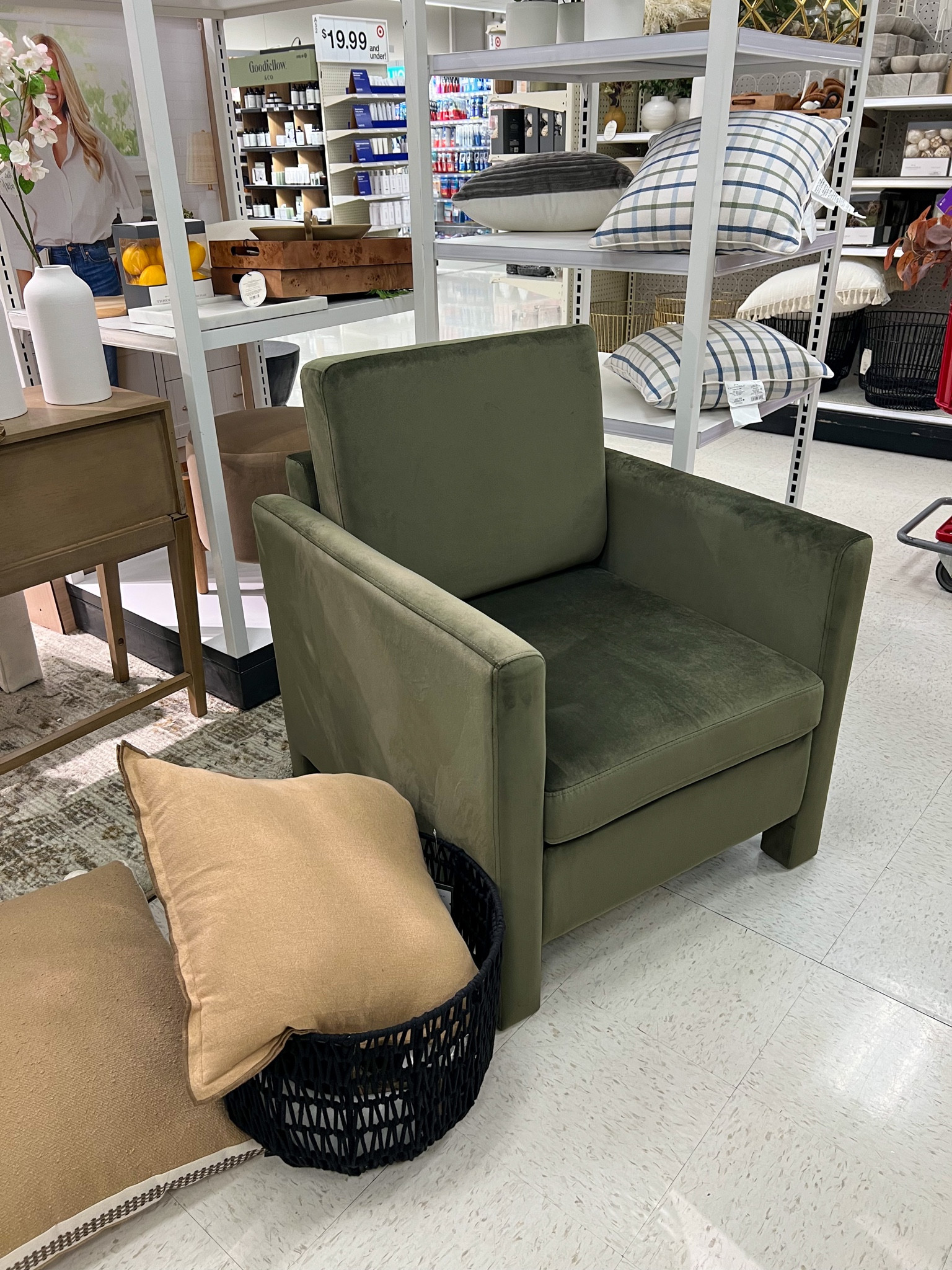 These velvety chairs come in a neutral color too. The green is still available for pick up at my store today. Tagging the other options here too for back up! Wouldn’t these be great in a living room or bedroom space? 

Target home, accent chair, living room 



#LTKhome