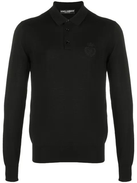 Dolce & Gabbana Embroidered Logo Polo Shirt - Farfetch | Farfetch Global