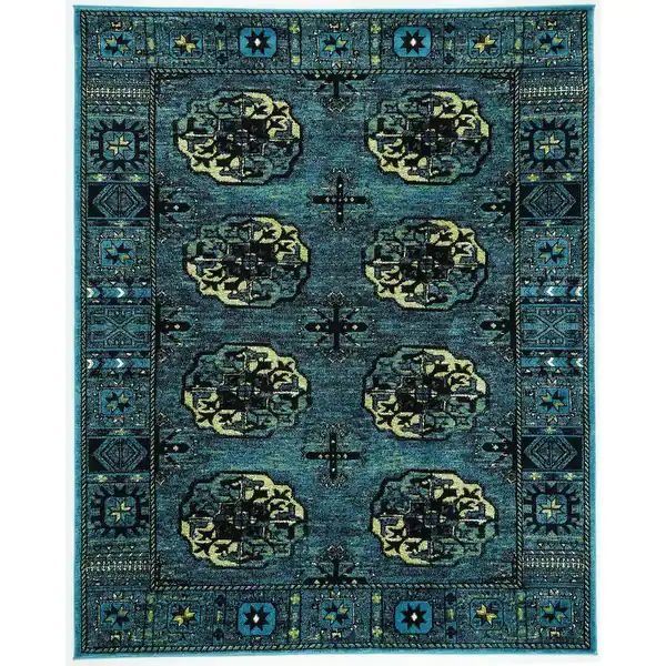 SAFAVIEH Vintage Hamadan Meili Oriental Rug - 2'7" x 5' - Blue/Multi | Bed Bath & Beyond