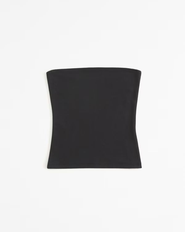 Cotton-Blend Seamless Fabric Tube Top | Abercrombie & Fitch (US)