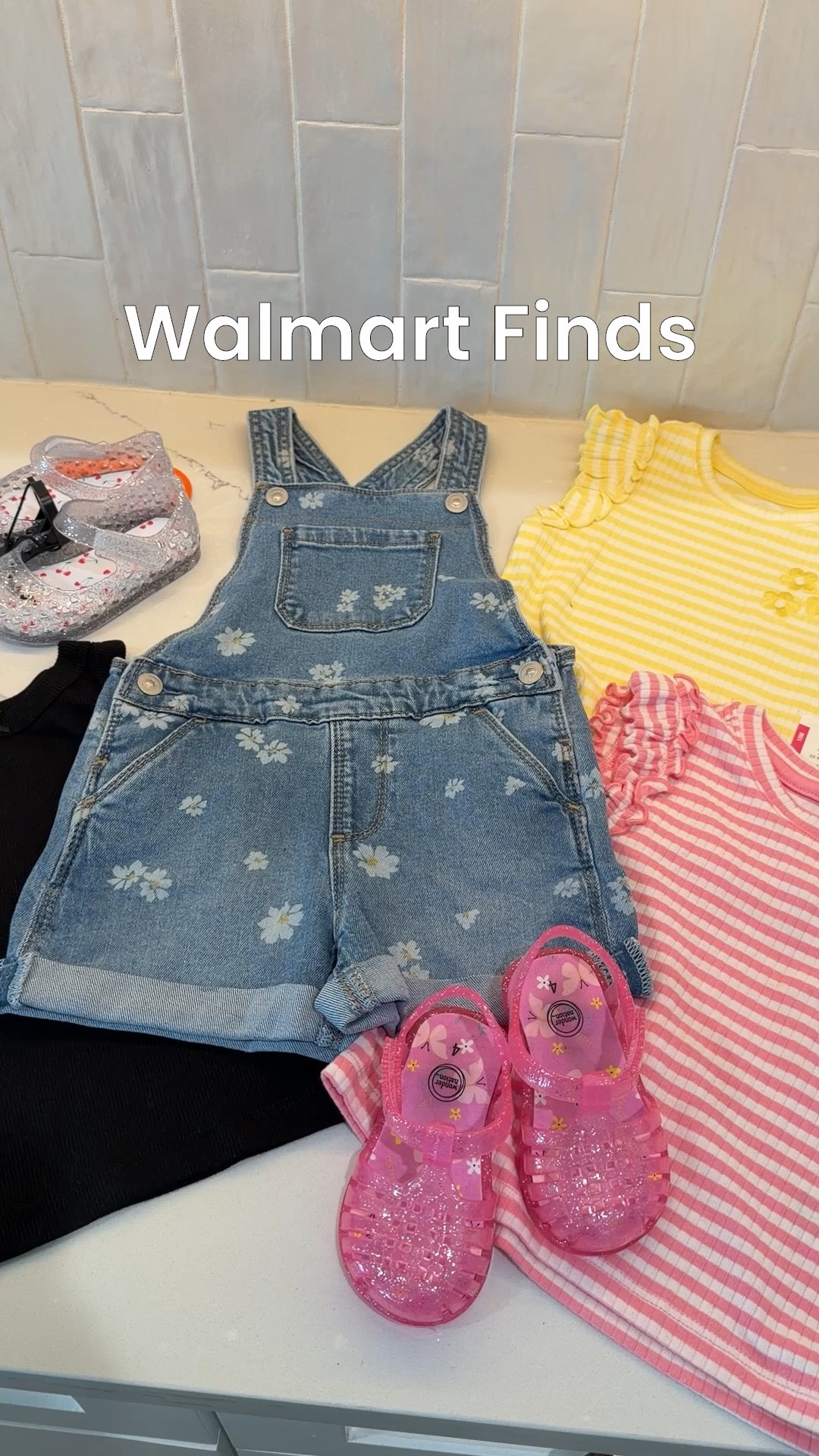 Walmart toddler finds! Toddler girl clothes. Walmart jelly shoes. Toddler shoes. 

#LTKKids #LTKBaby