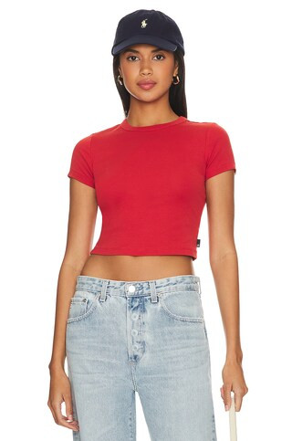 AG Jeans X Emrata Emily Crew Tee in Sunburts from Revolve.com | Revolve Clothing (Global)