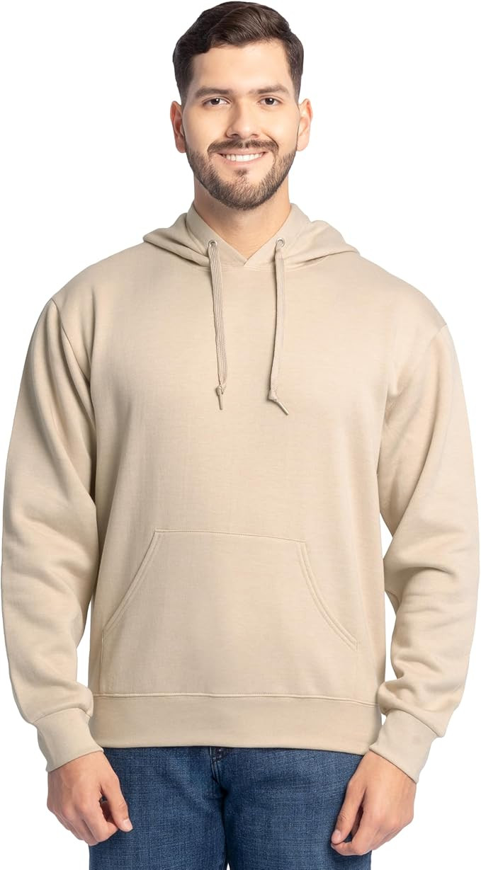 Fruit of the Loom Men's Eversoft Fleece Pullover Hooded Sweatshirt, Moisture Wicking & Breathable | Amazon (US)