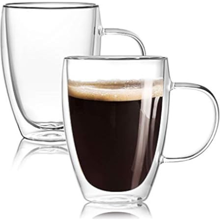 Double Wall Glads Coffee Mugs  | Amazon (US)
